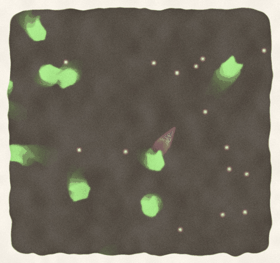 Asteroids arcade game recreated in Java