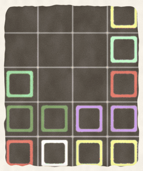 Columns, a Tetris-like puzzle game built in Pygame